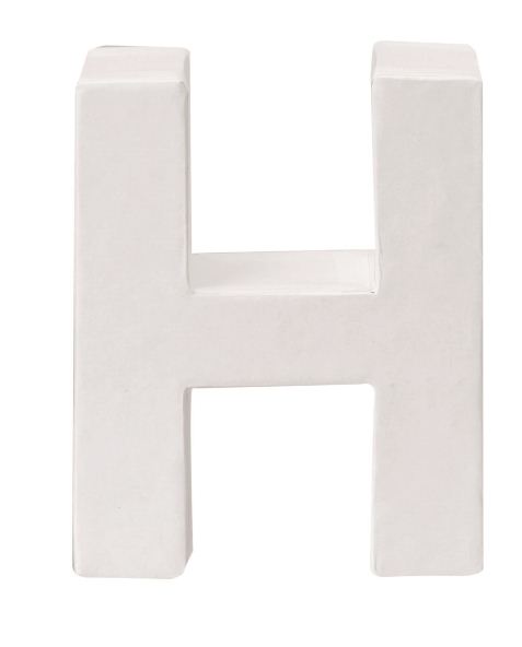 Cardboard Letter H