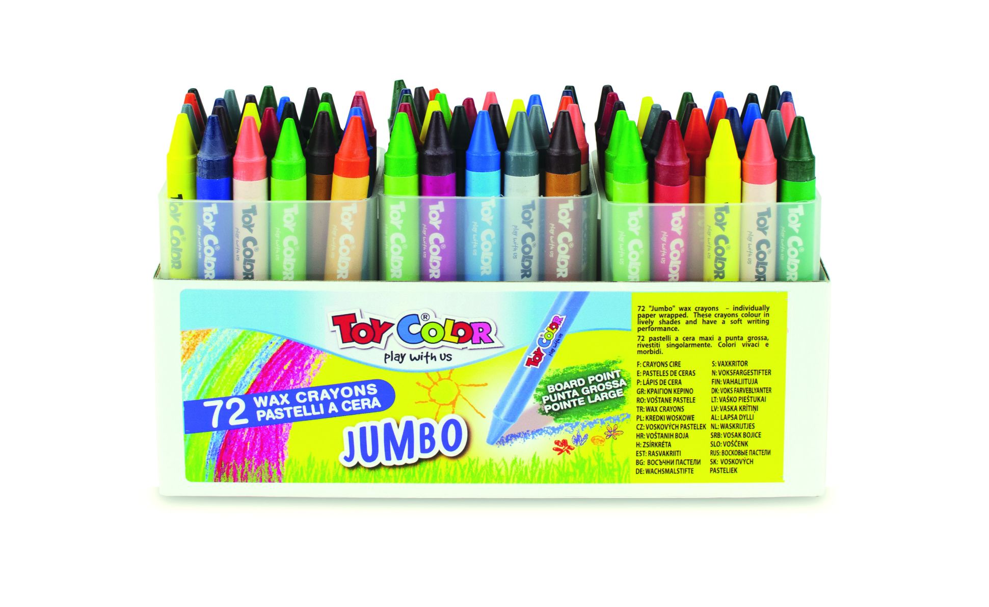 NEW AMOS Silky Crayons Pastel Metallic 6 Colours Pack - Bright on